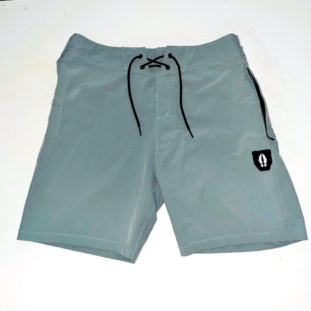 Bearded Goat Inland  Green Swim Shorts